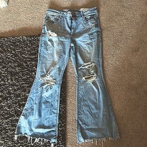 High Waist Flare Jeans